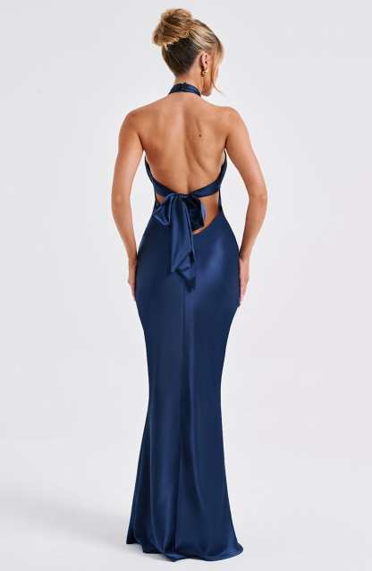 Dimitra Maxi Dress - Navy-My Top Dress.All Rights Reserved
