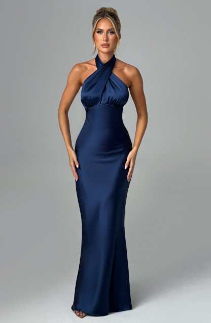 Dimitra Maxi Dress - Navy-My Top Dress.All Rights Reserved