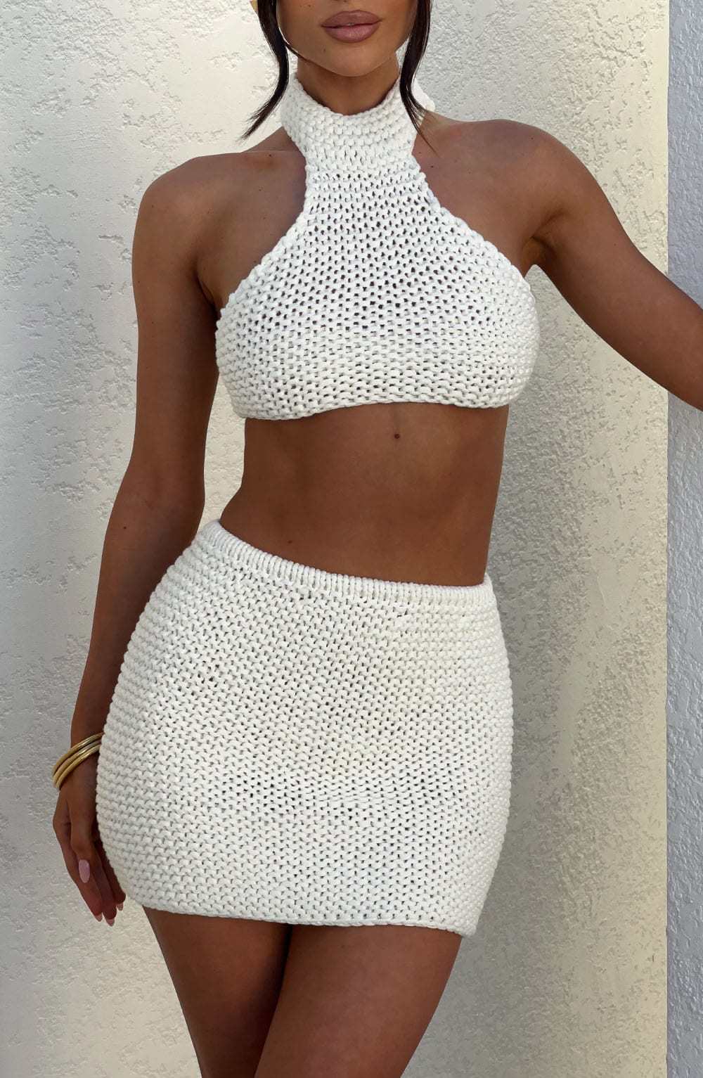 Margot Mini Skirt - Ivory-My Top Dress.All Rights Reserved