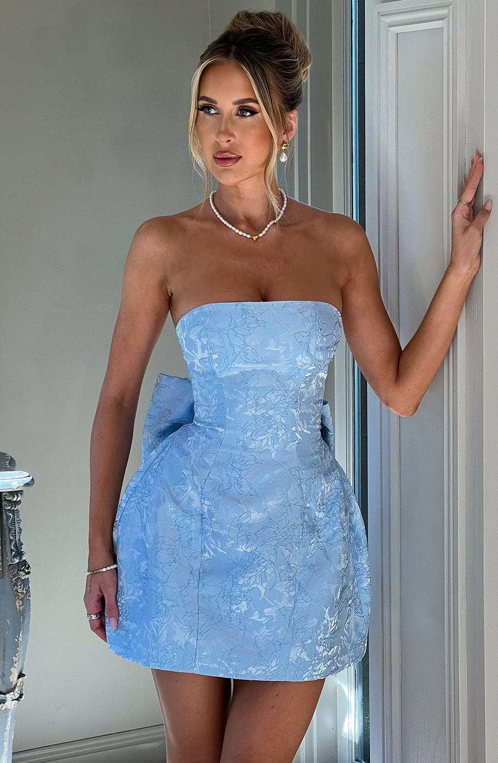 Elenora Mini Dress - Blue-My Top Dress.All Rights Reserved