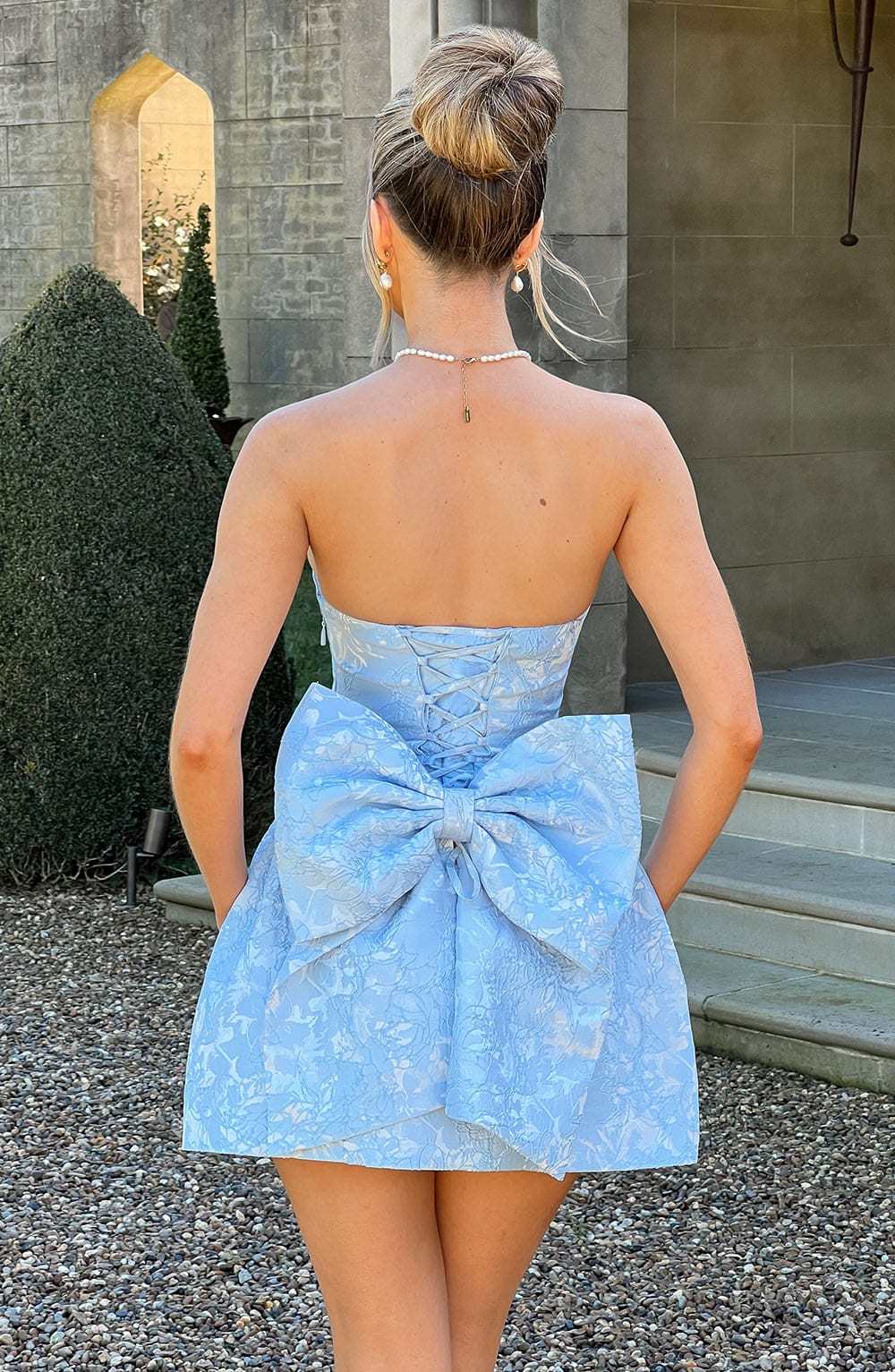 Elenora Mini Dress - Blue-My Top Dress.All Rights Reserved