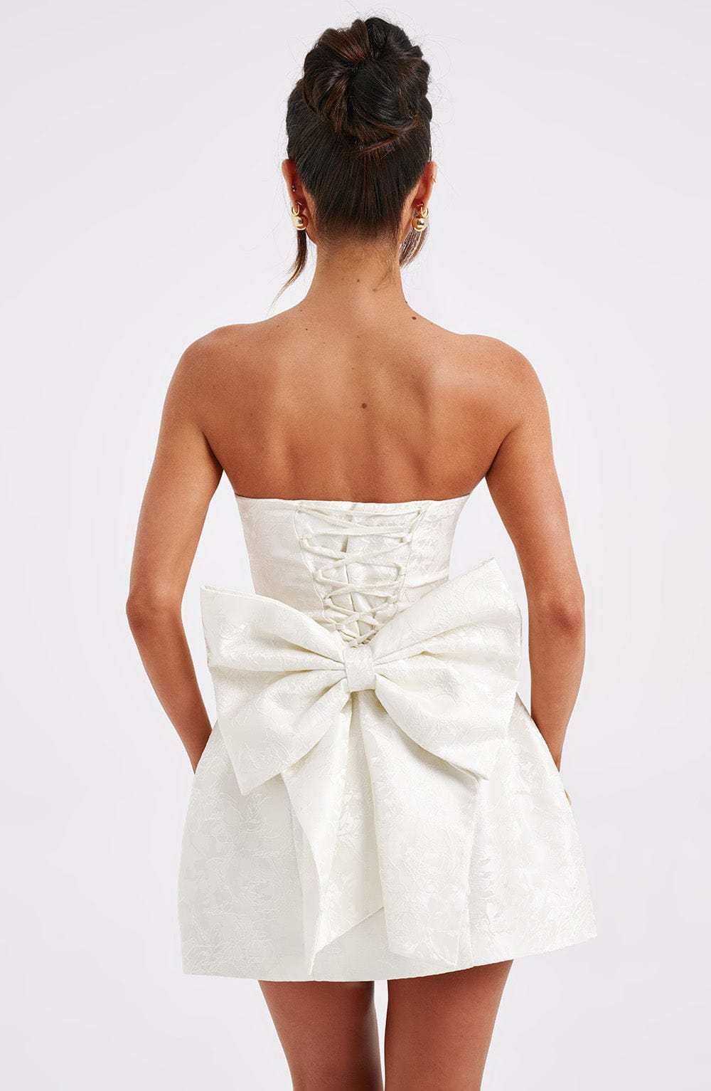Elenora Mini Dress - Ivory-My Top Dress.All Rights Reserved