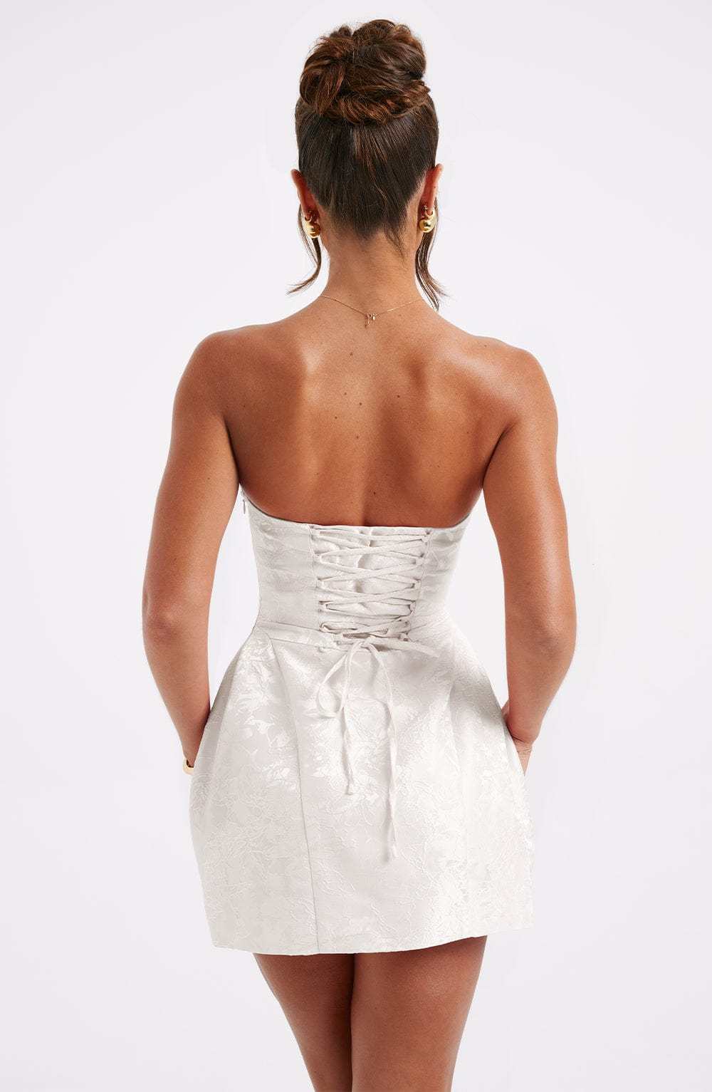 Elenora Mini Dress - Ivory-My Top Dress.All Rights Reserved