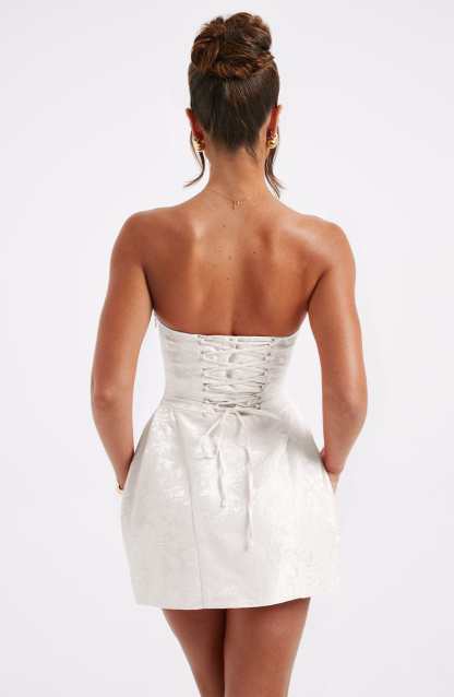 Elenora Mini Dress - Ivory-My Top Dress.All Rights Reserved