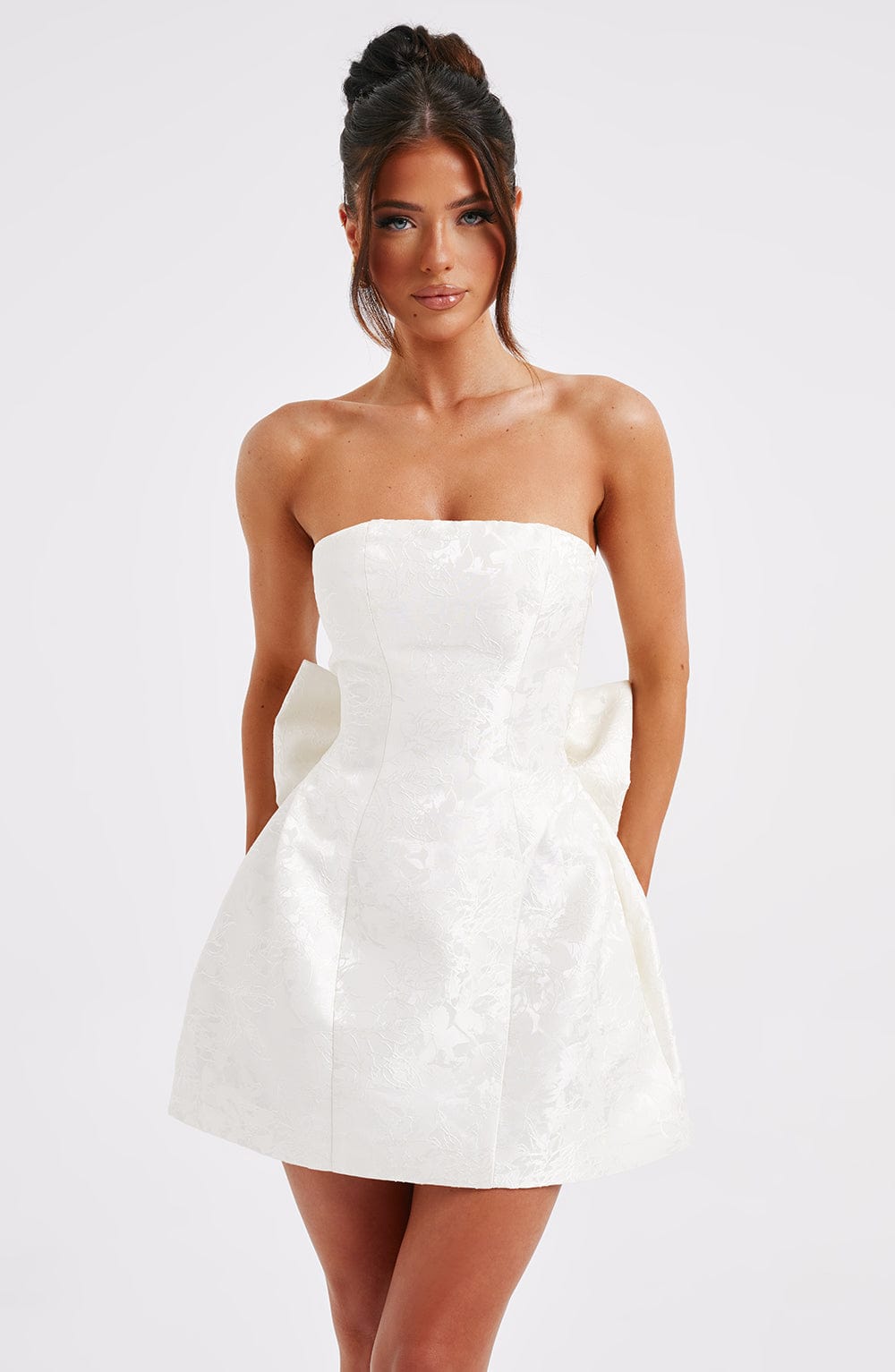 Elenora Mini Dress - Ivory-My Top Dress.All Rights Reserved