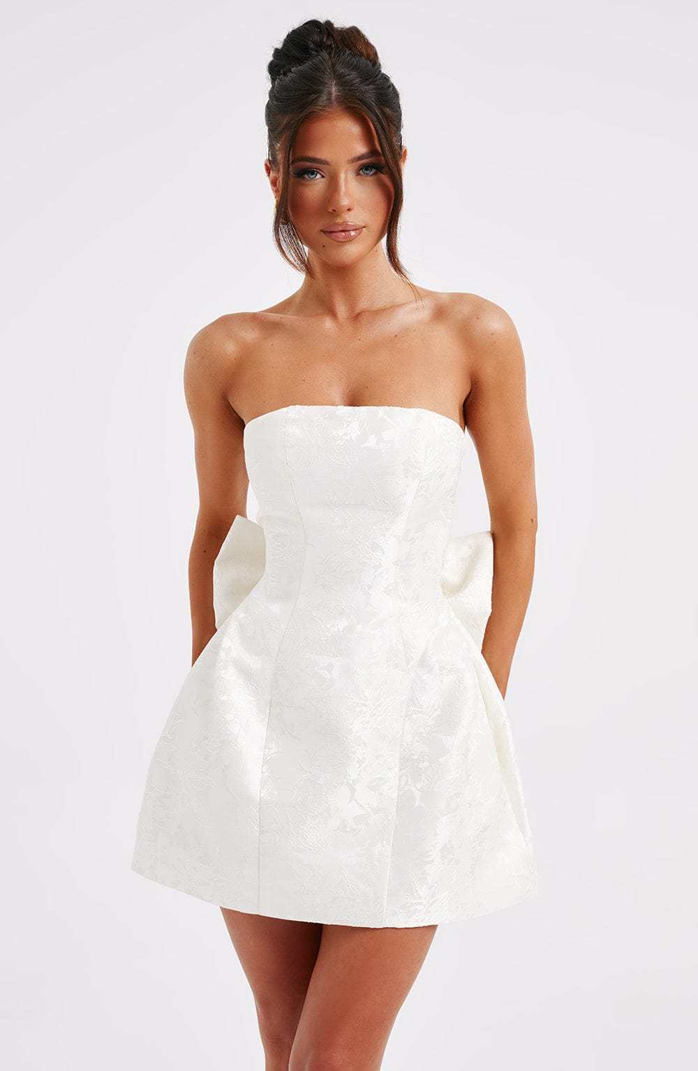 Elenora Mini Dress - Ivory-My Top Dress.All Rights Reserved