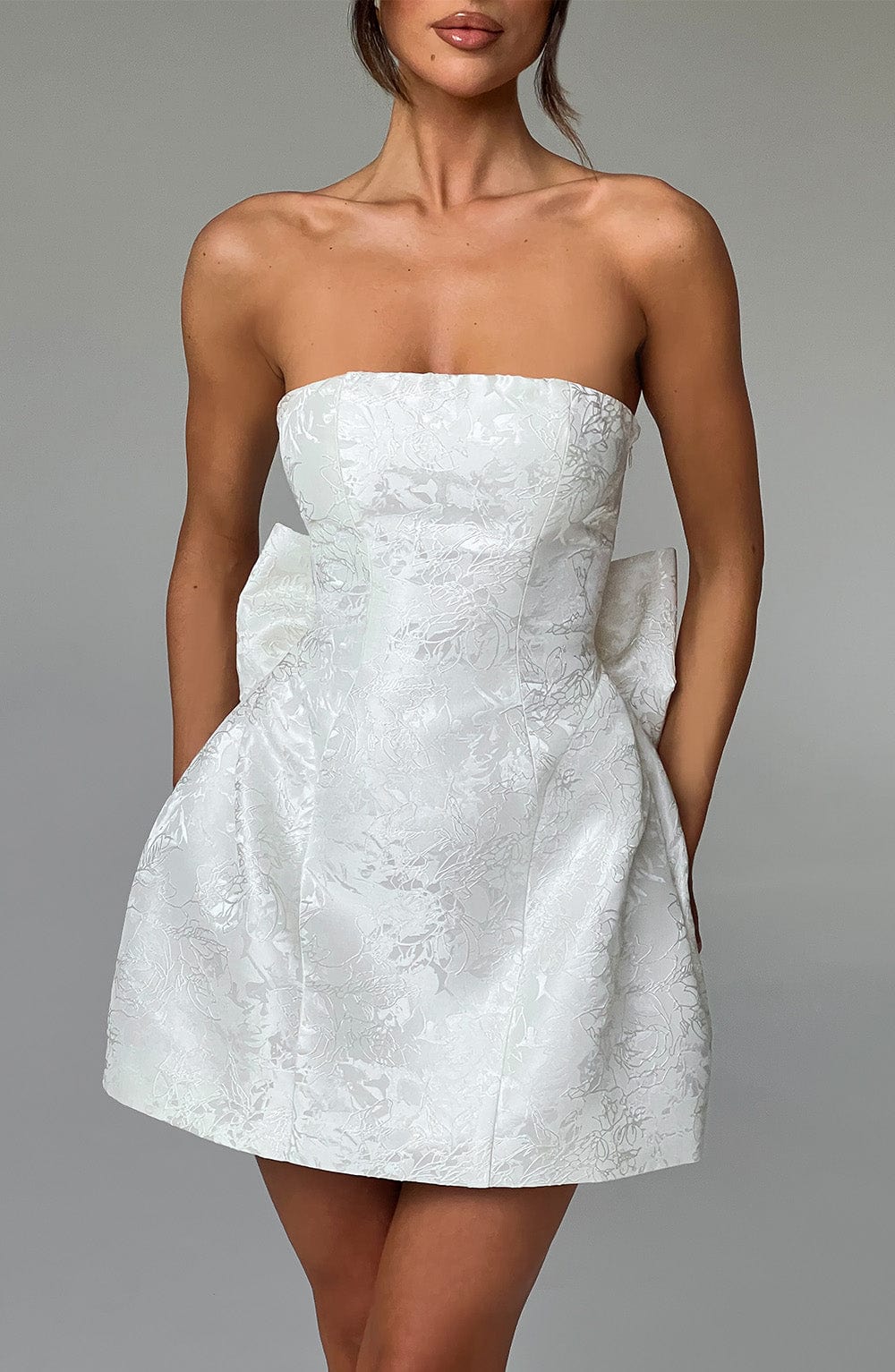 Elenora Mini Dress - Ivory-My Top Dress.All Rights Reserved