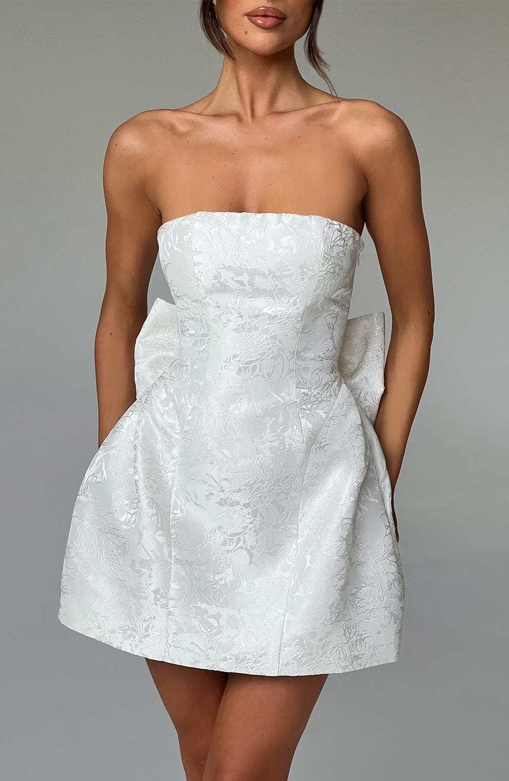 Elenora Mini Dress - Ivory-My Top Dress.All Rights Reserved