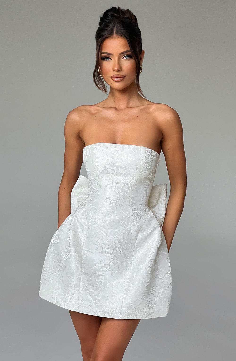 Elenora Mini Dress - Ivory-My Top Dress.All Rights Reserved
