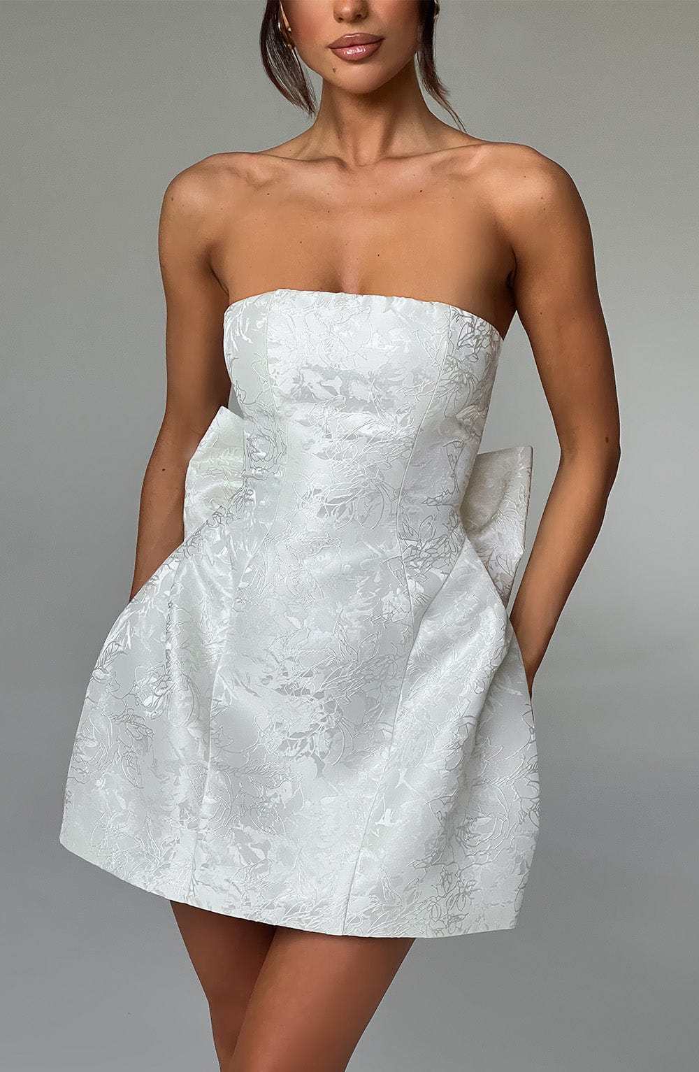 Elenora Mini Dress - Ivory-My Top Dress.All Rights Reserved