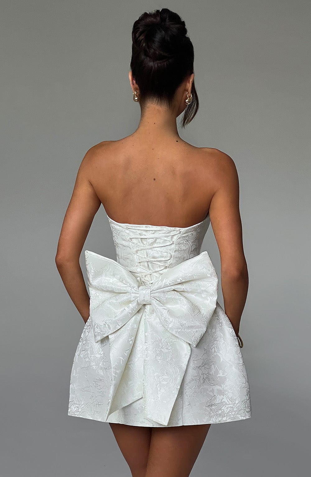 Elenora Mini Dress - Ivory-My Top Dress.All Rights Reserved