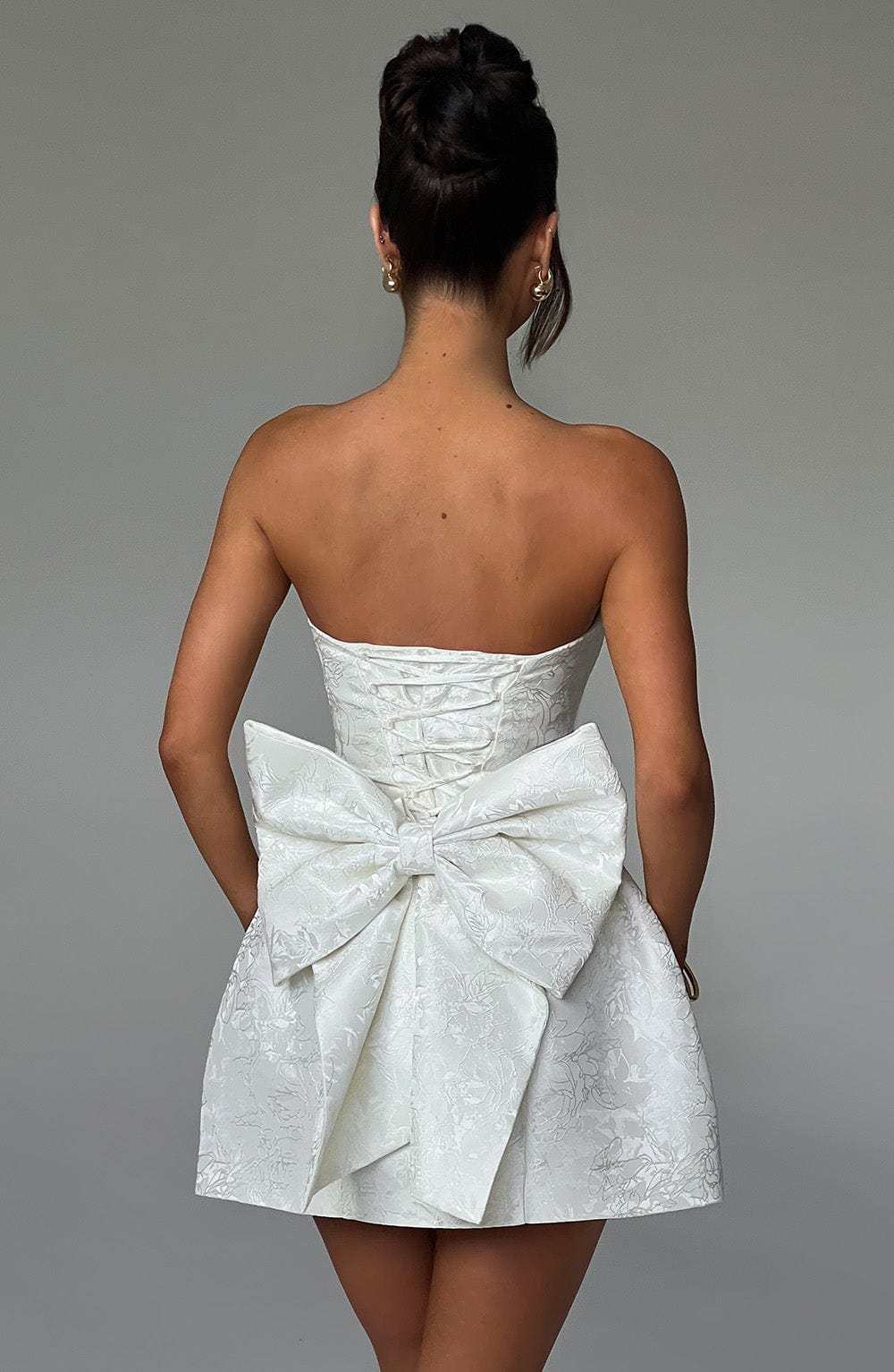 Elenora Mini Dress - Ivory-My Top Dress.All Rights Reserved