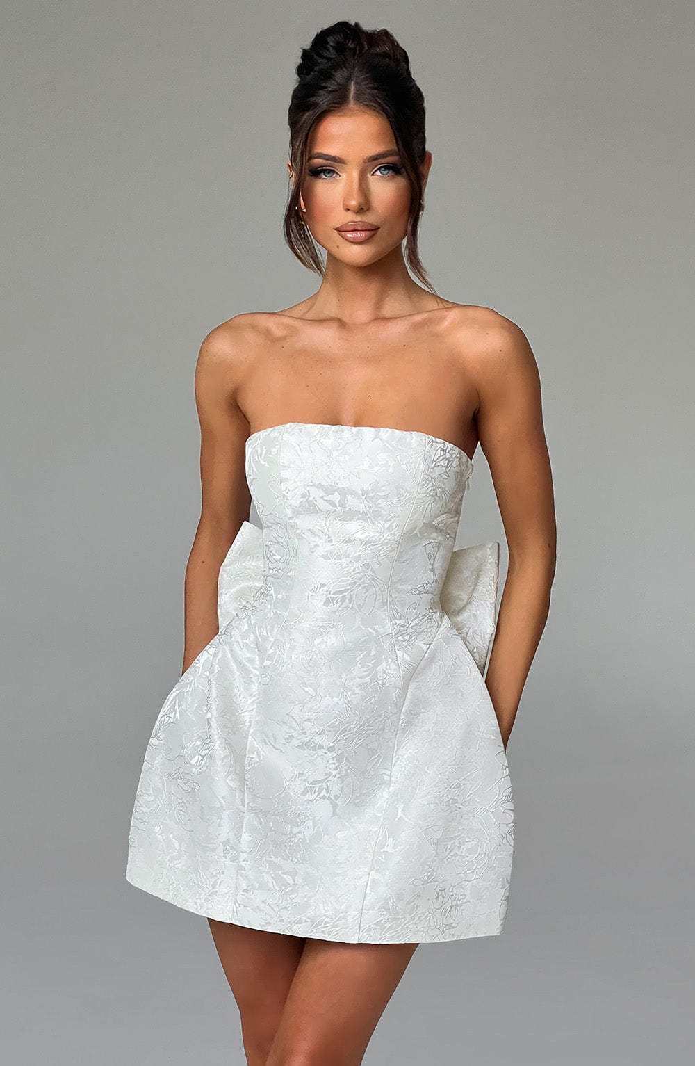 Elenora Mini Dress - Ivory-My Top Dress.All Rights Reserved