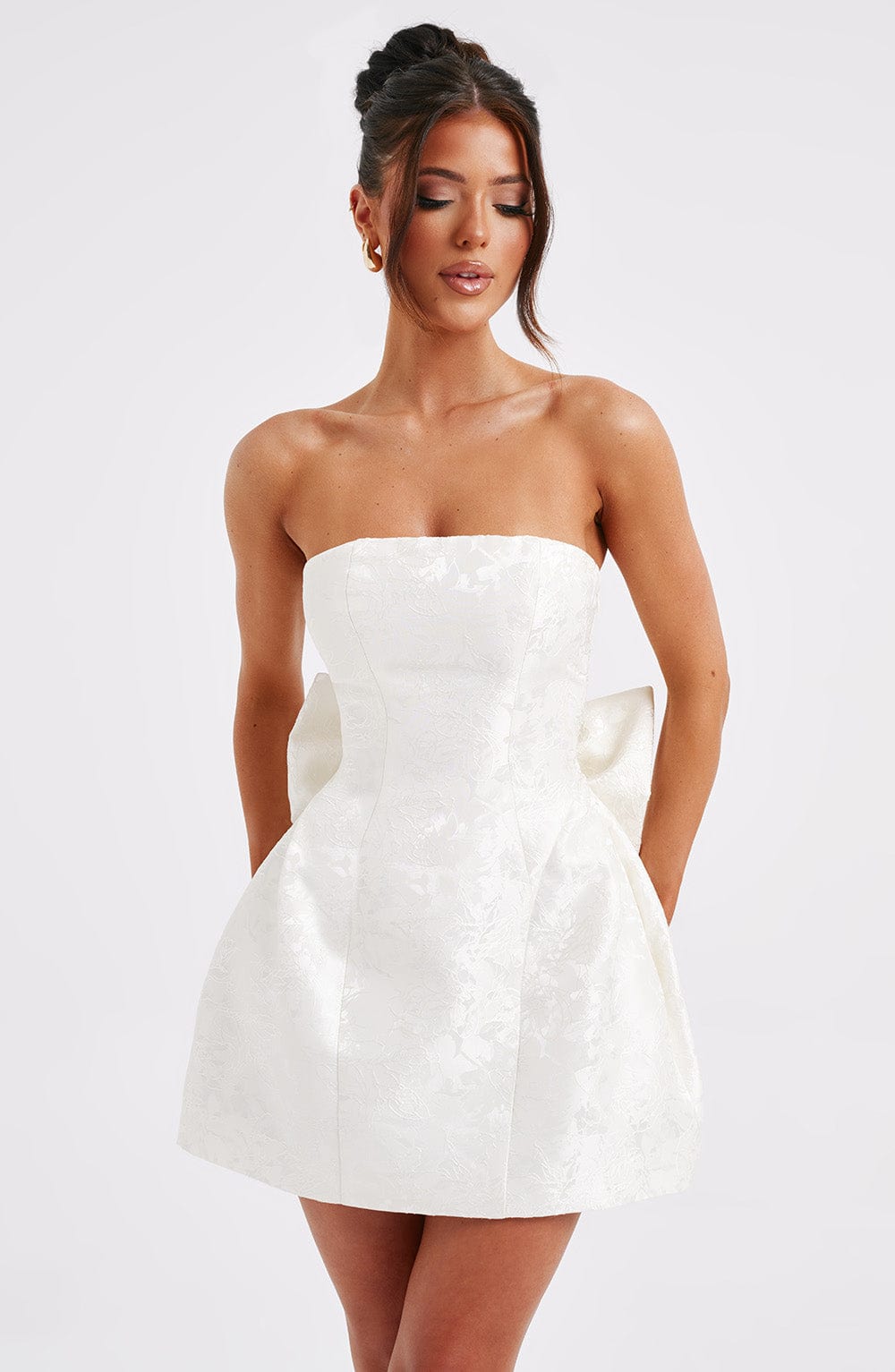 Elenora Mini Dress - Ivory-My Top Dress.All Rights Reserved