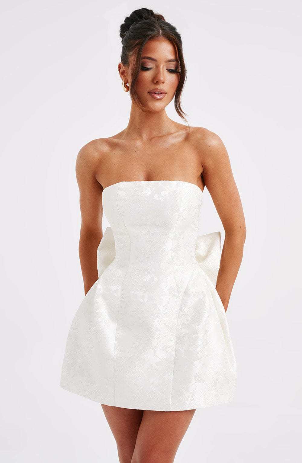 Elenora Mini Dress - Ivory-My Top Dress.All Rights Reserved