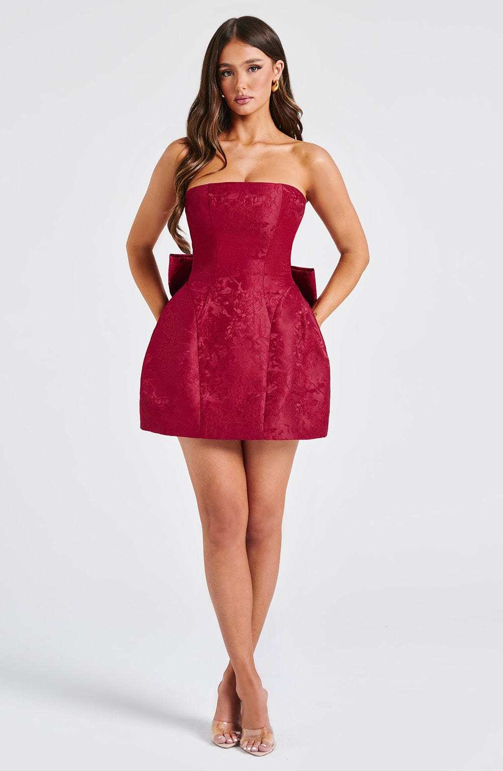 Elenora Mini Dress - Red-My Top Dress.All Rights Reserved