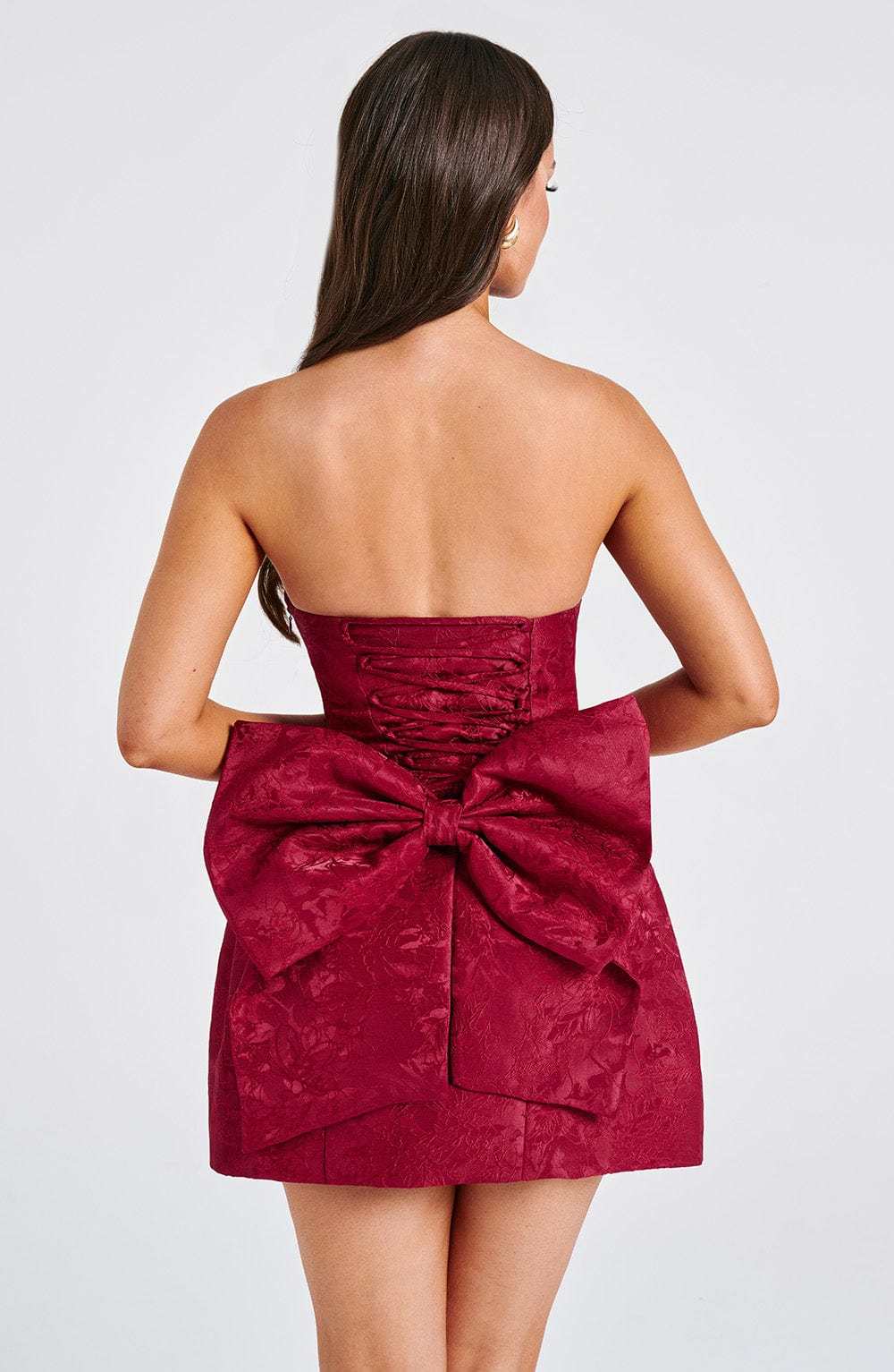 Elenora Mini Dress - Red-My Top Dress.All Rights Reserved