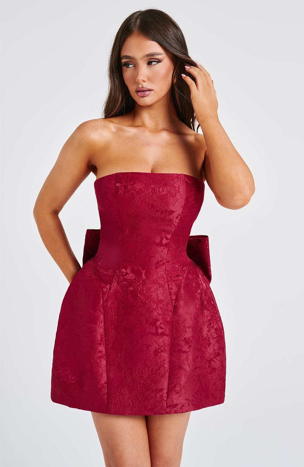 Elenora Mini Dress - Red-My Top Dress.All Rights Reserved