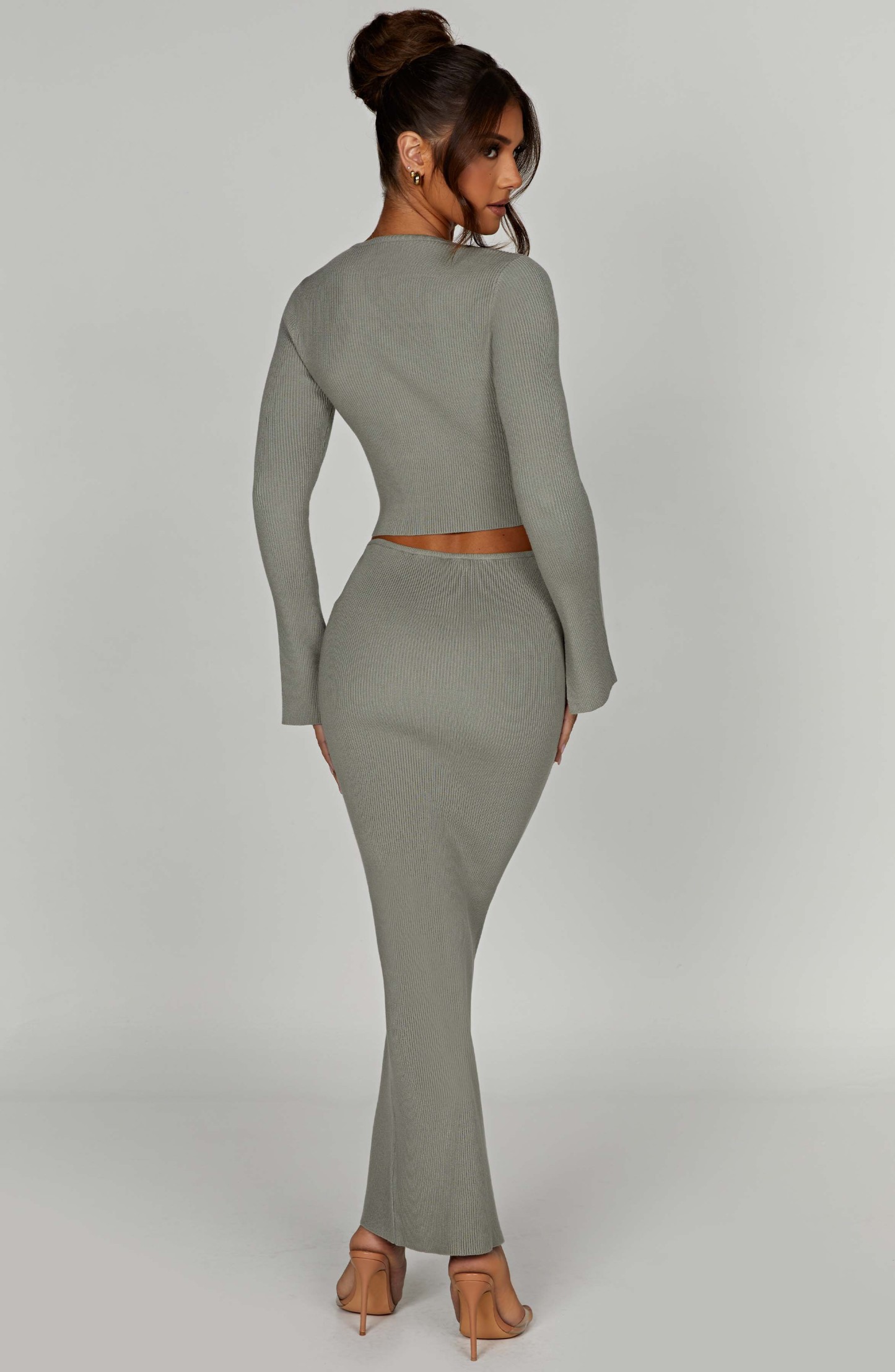 Elia Maxi Skirt - Khaki-My Top Dress.All Rights Reserved