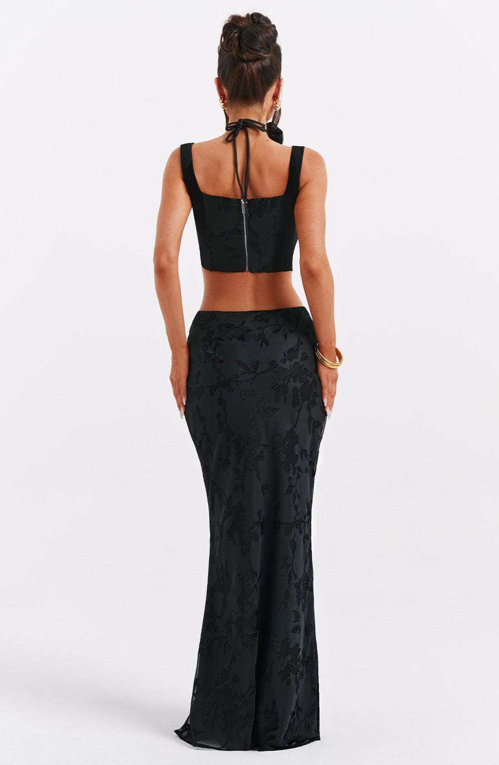 Elizabeth Maxi Skirt - Black-My Top Dress.All Rights Reserved