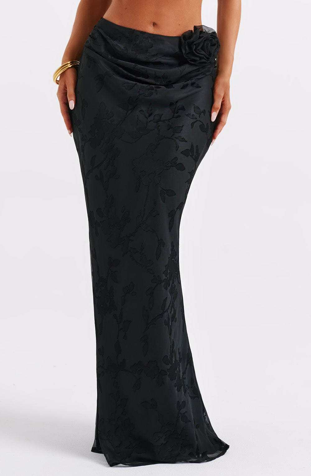 Elizabeth Maxi Skirt - Black-My Top Dress.All Rights Reserved