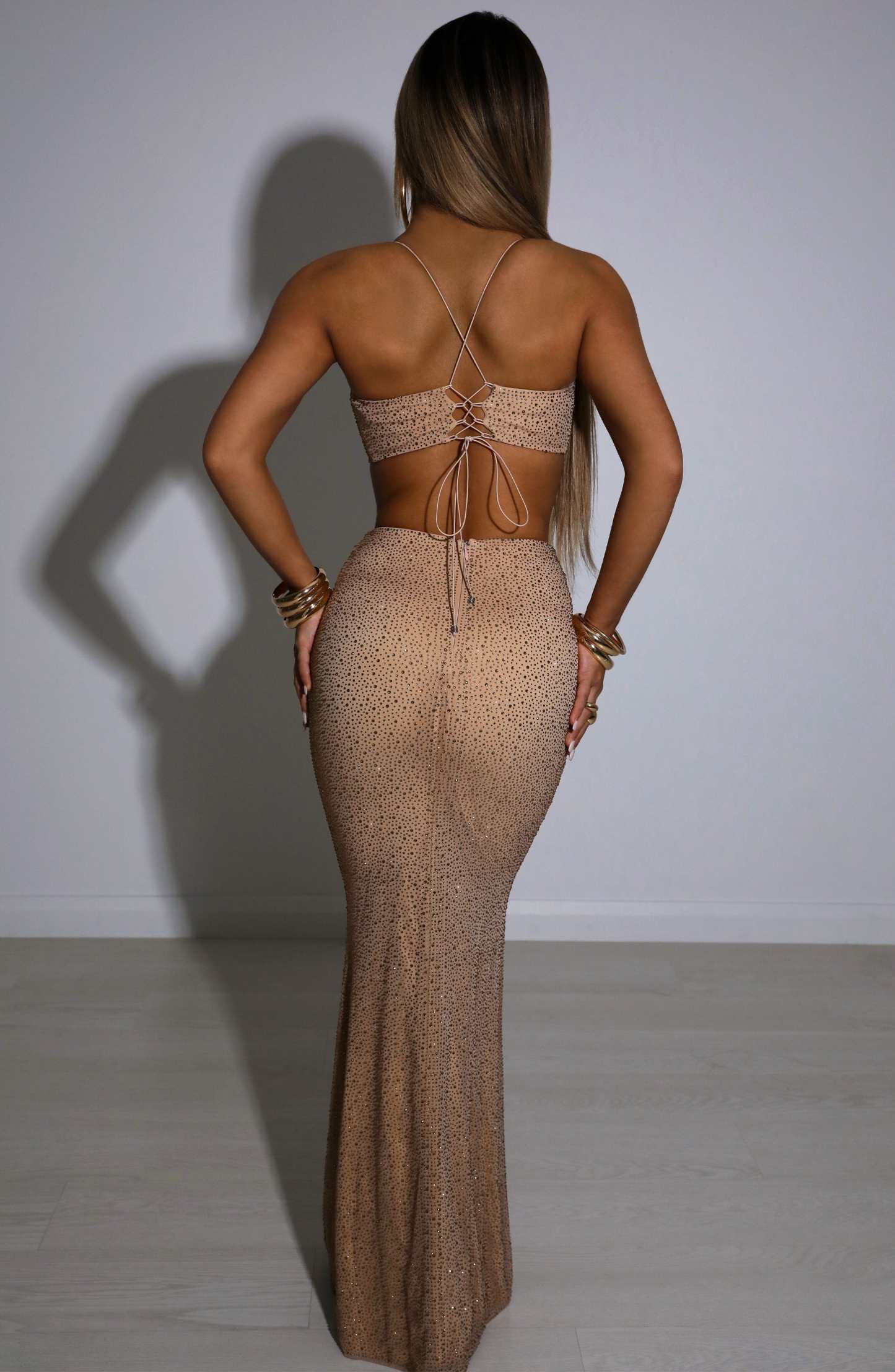 Eloise Maxi Skirt - Bronze-My Top Dress.All Rights Reserved