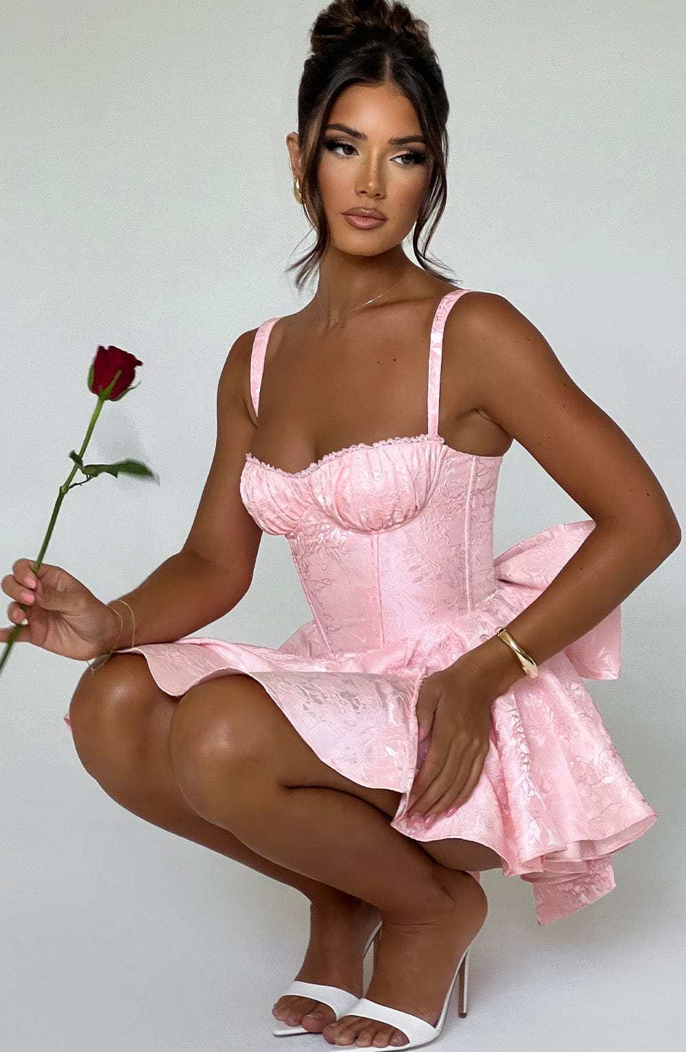 Emelie Playsuit - Blush-My Top Dress.All Rights Reserved