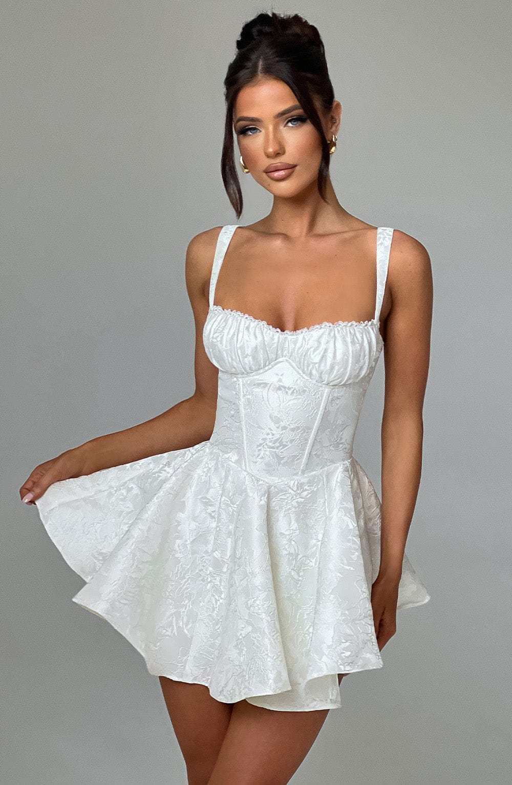 Emelie Playsuit - Ivory-My Top Dress.All Rights Reserved