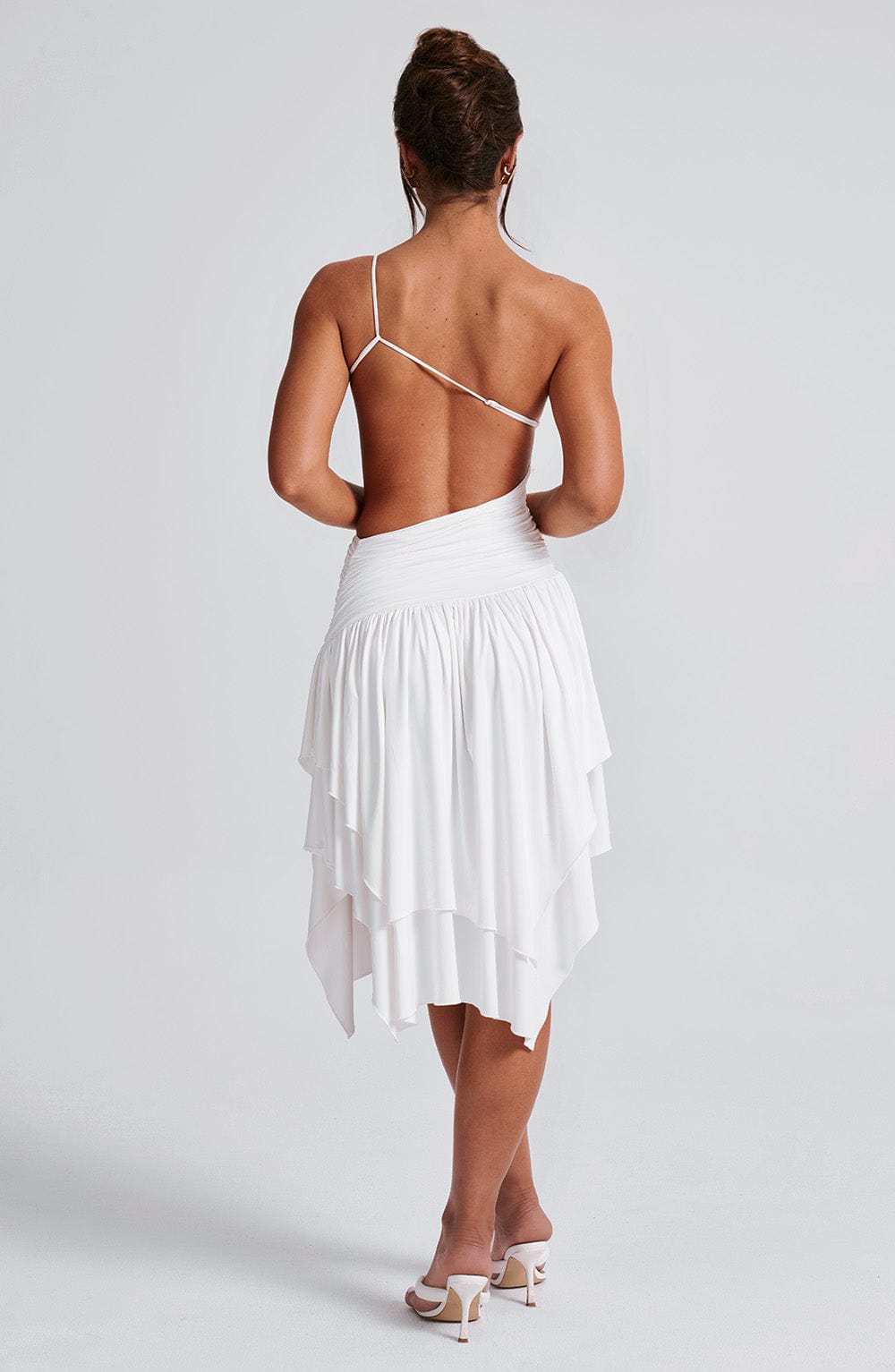 Emeline Midi Dress - White-My Top Dress.All Rights Reserved