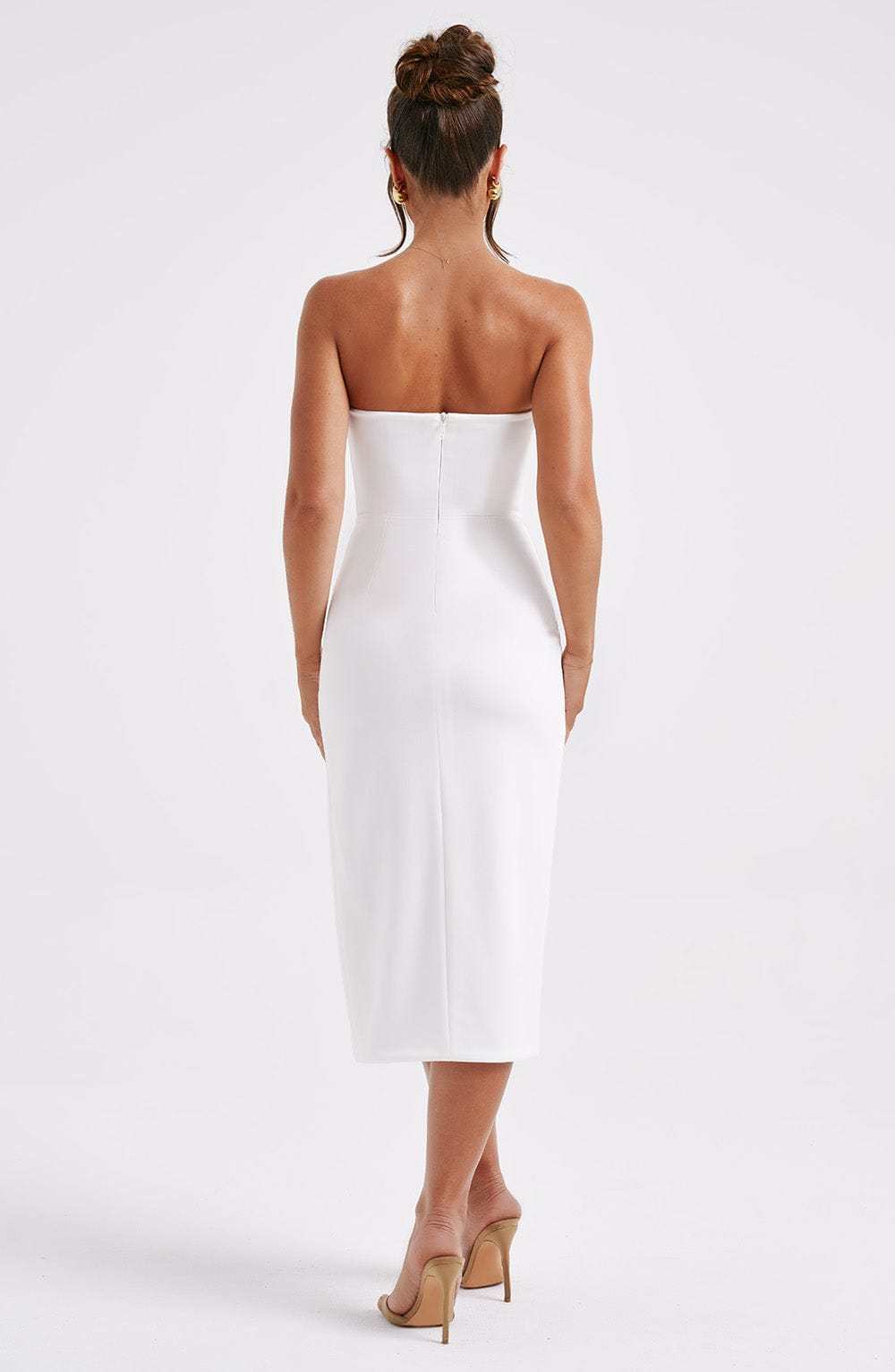 Emmaline Midi Dress - Ivory-My Top Dress.All Rights Reserved