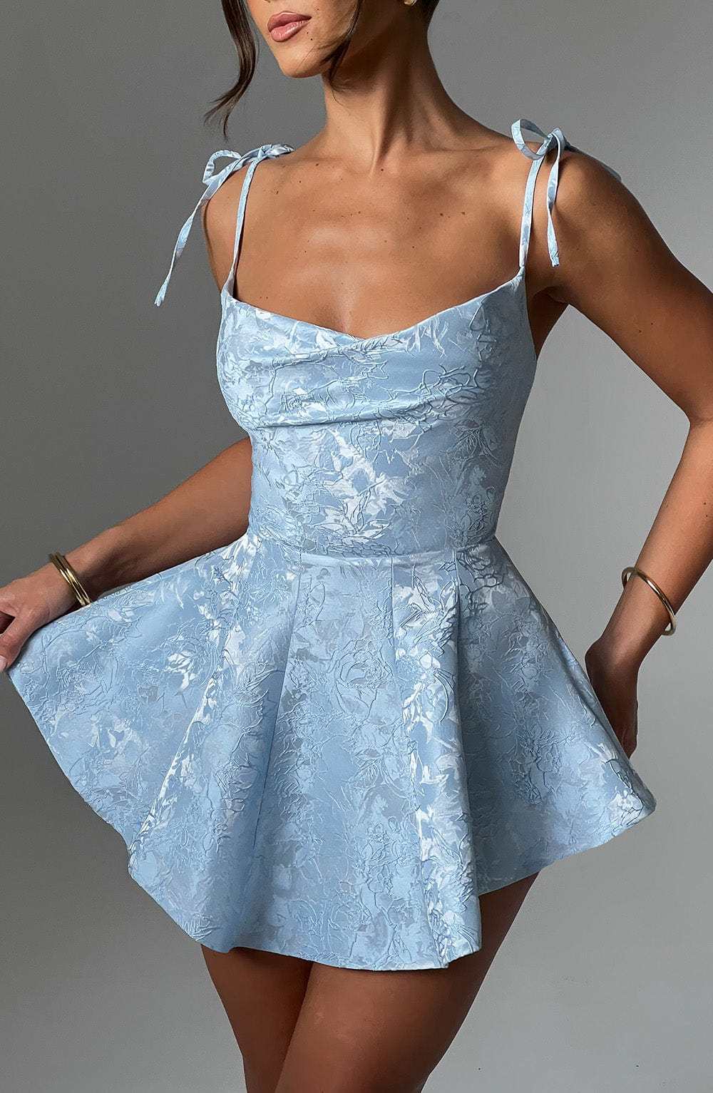 Emmie Playsuit Dress - Blue-My Top Dress.All Rights Reserved