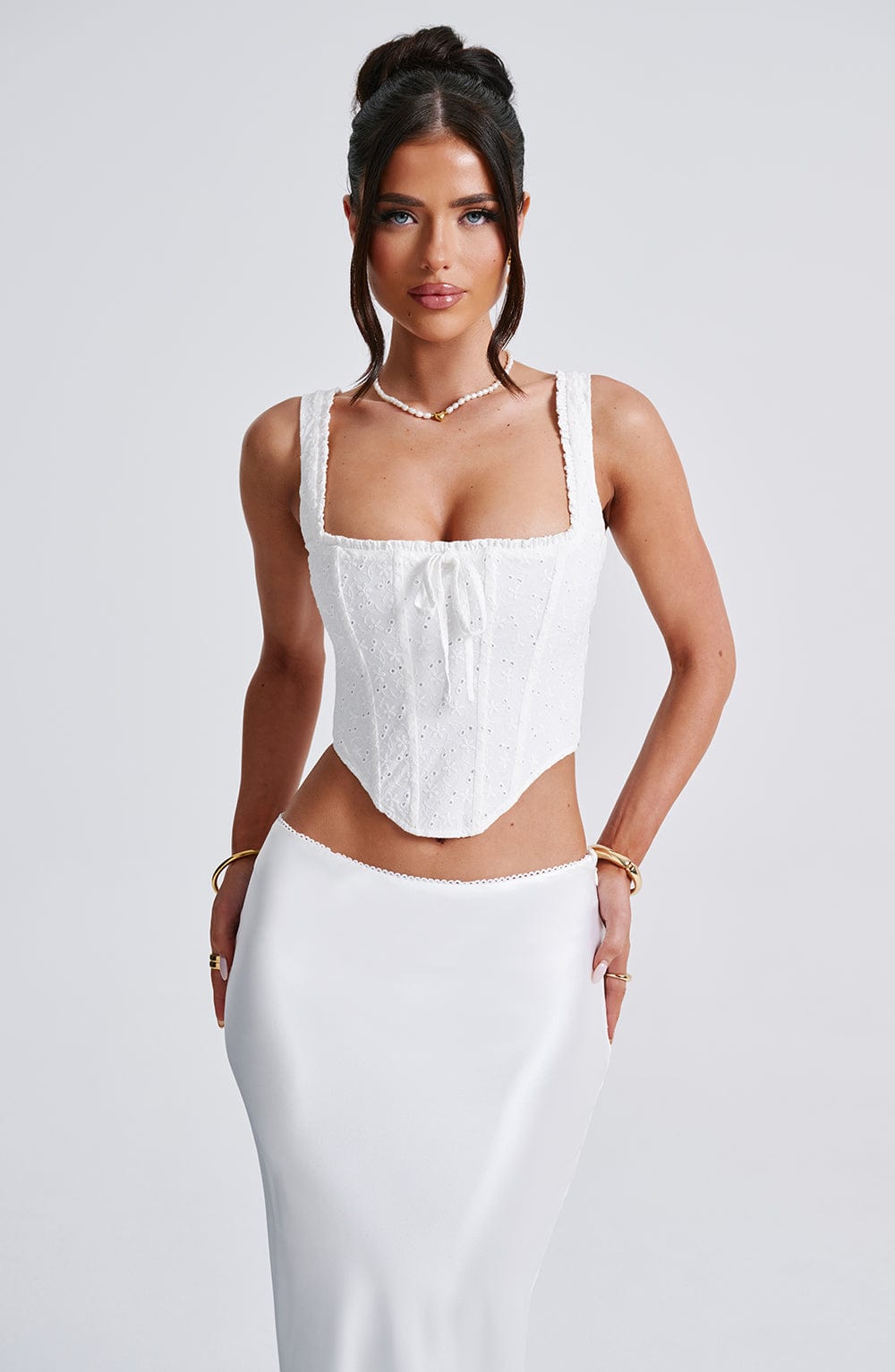 Emory Corset - Ivory-My Top Dress.All Rights Reserved