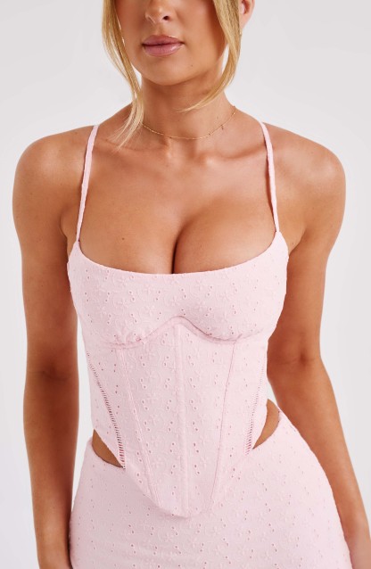 Erika Corset - Blush-My Top Dress.All Rights Reserved