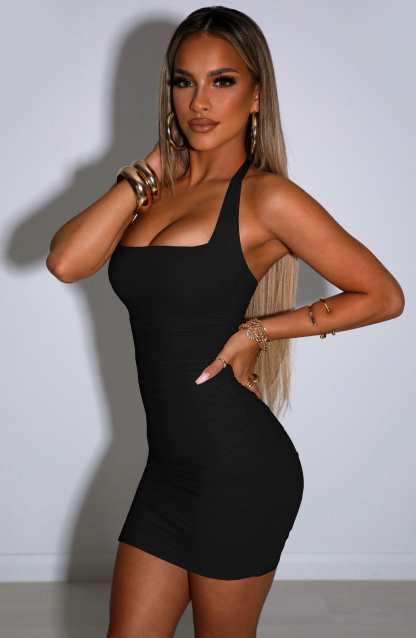 Erika Mini Dress - Black-My Top Dress.All Rights Reserved
