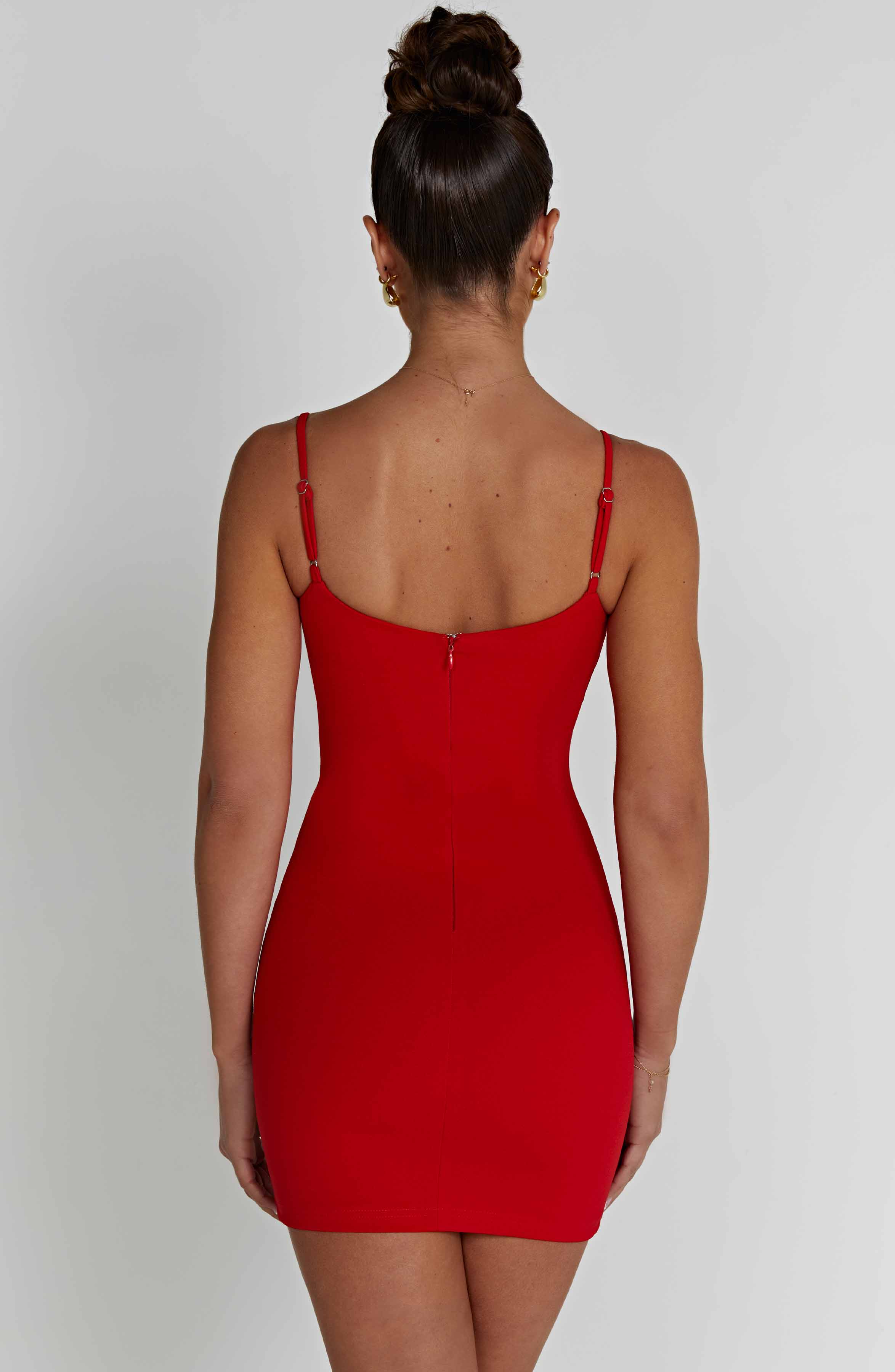 Estee Mini Dress - Red-My Top Dress.All Rights Reserved