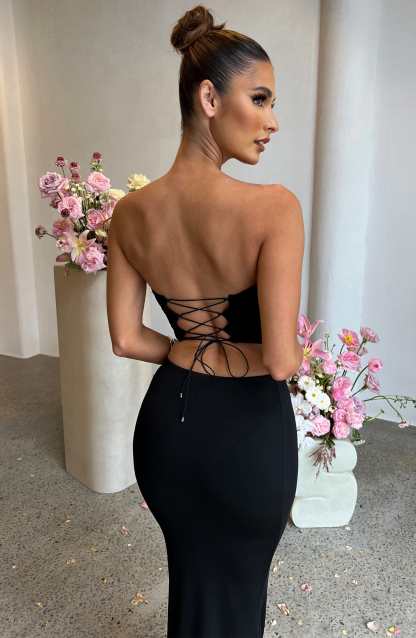Estella Corset - Black-My Top Dress.All Rights Reserved