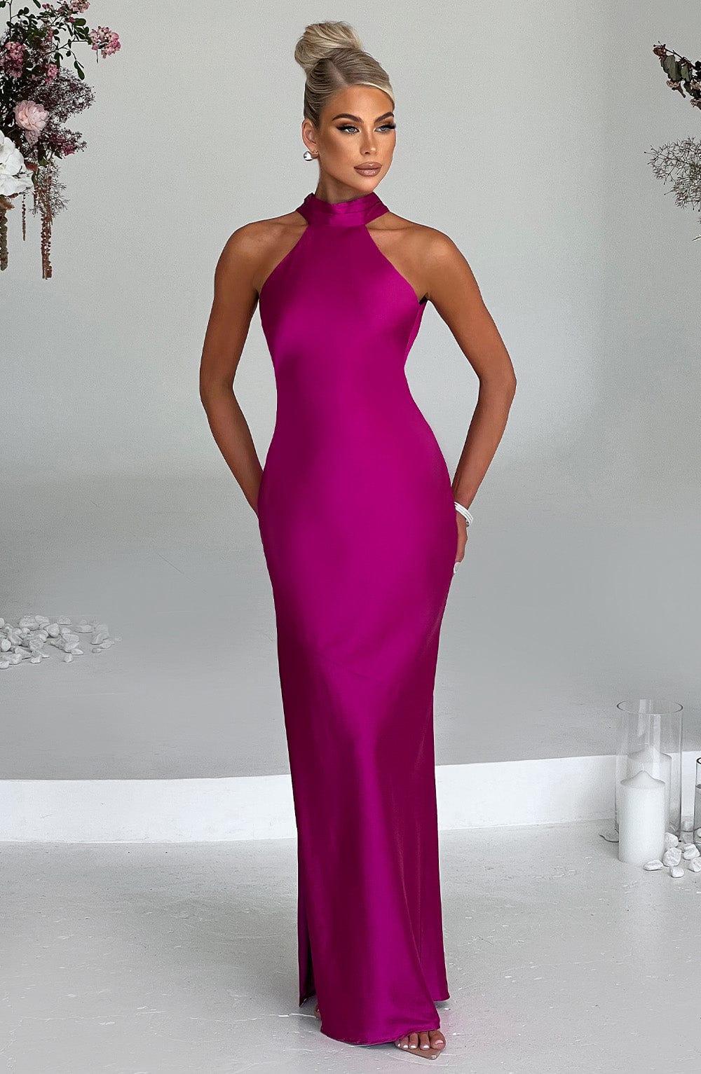 Etta Maxi Dress - Hot Pink-My Top Dress.All Rights Reserved