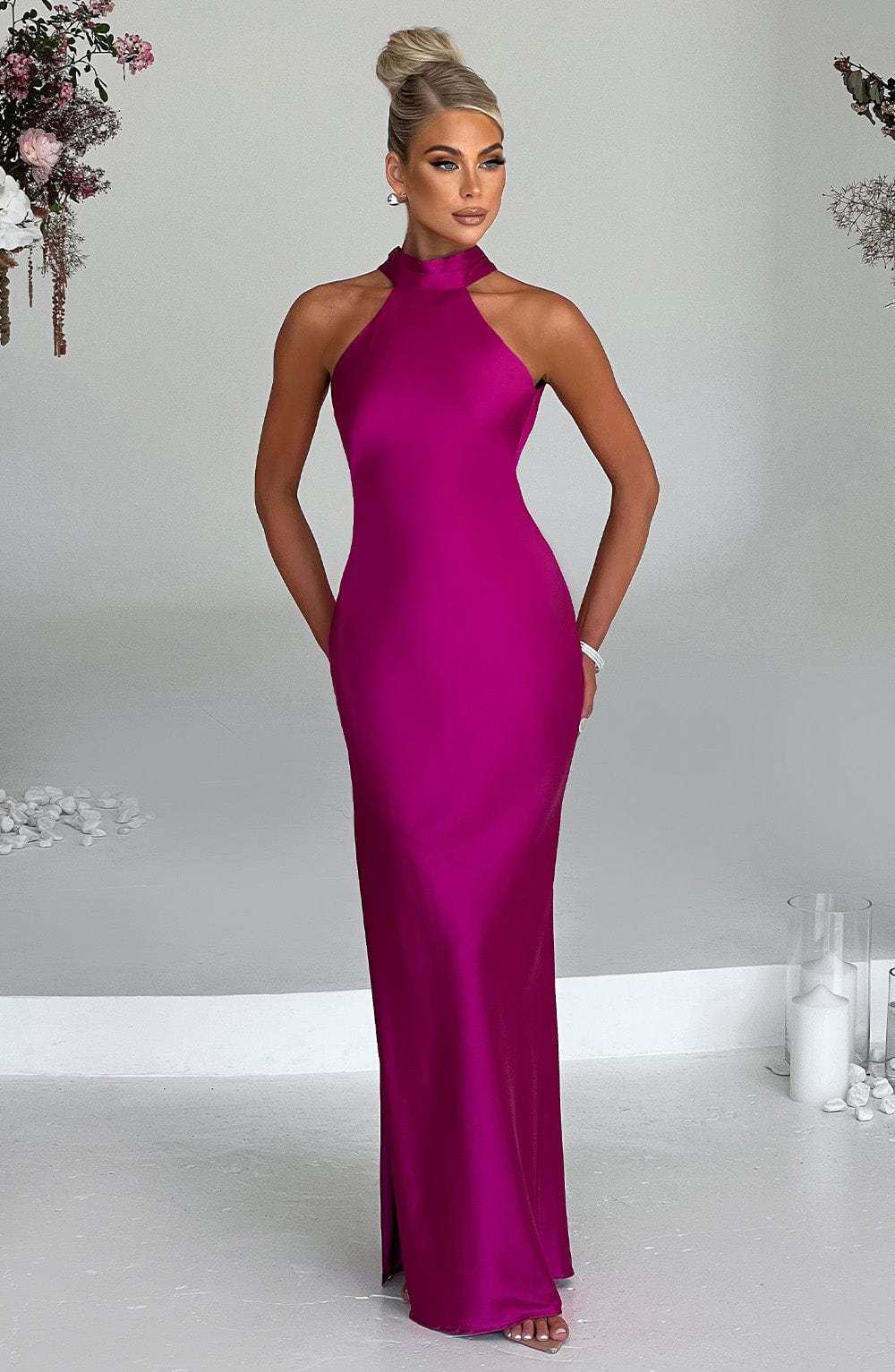 Etta Maxi Dress - Hot Pink-My Top Dress.All Rights Reserved