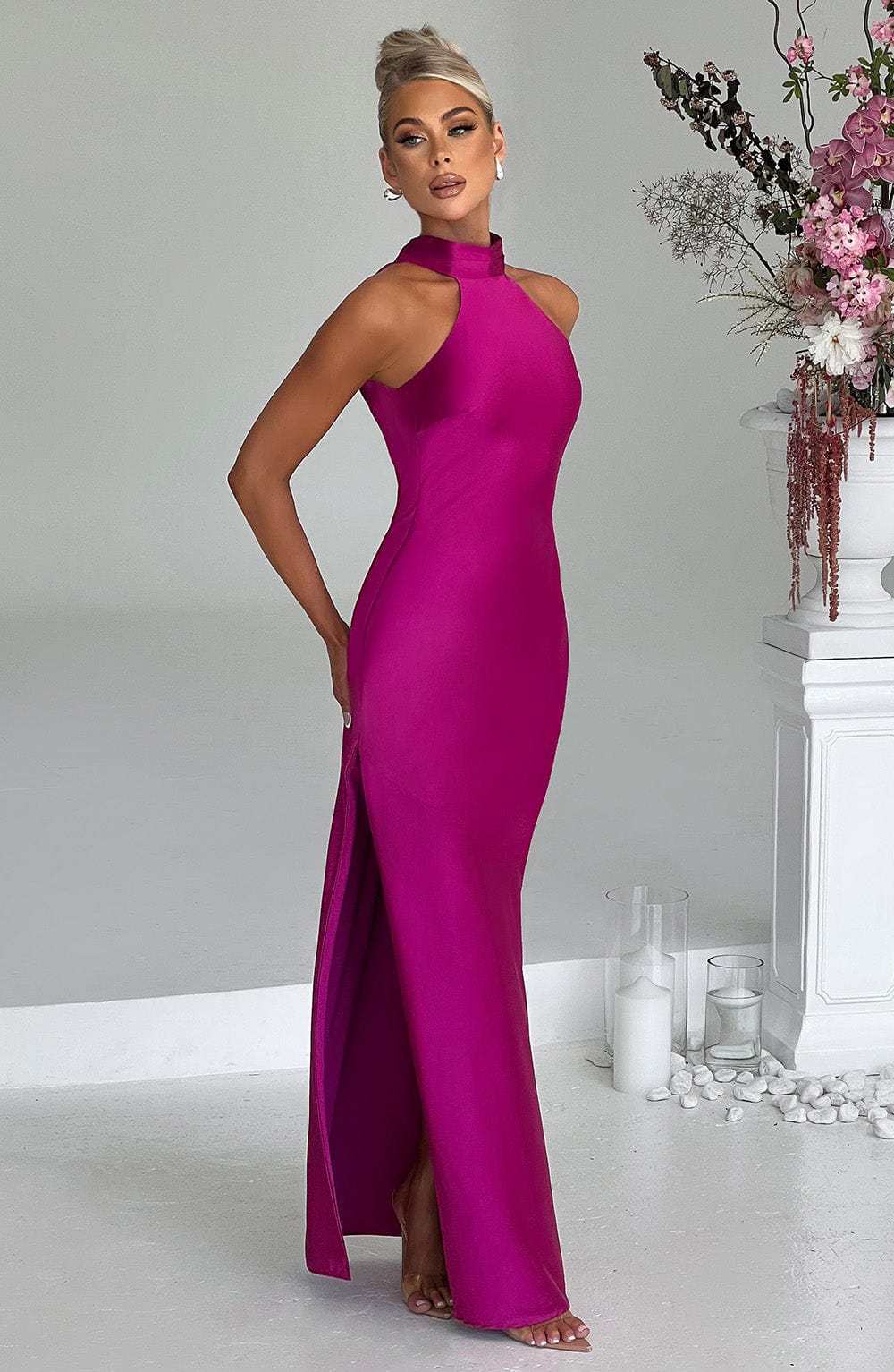 Etta Maxi Dress - Hot Pink-My Top Dress.All Rights Reserved