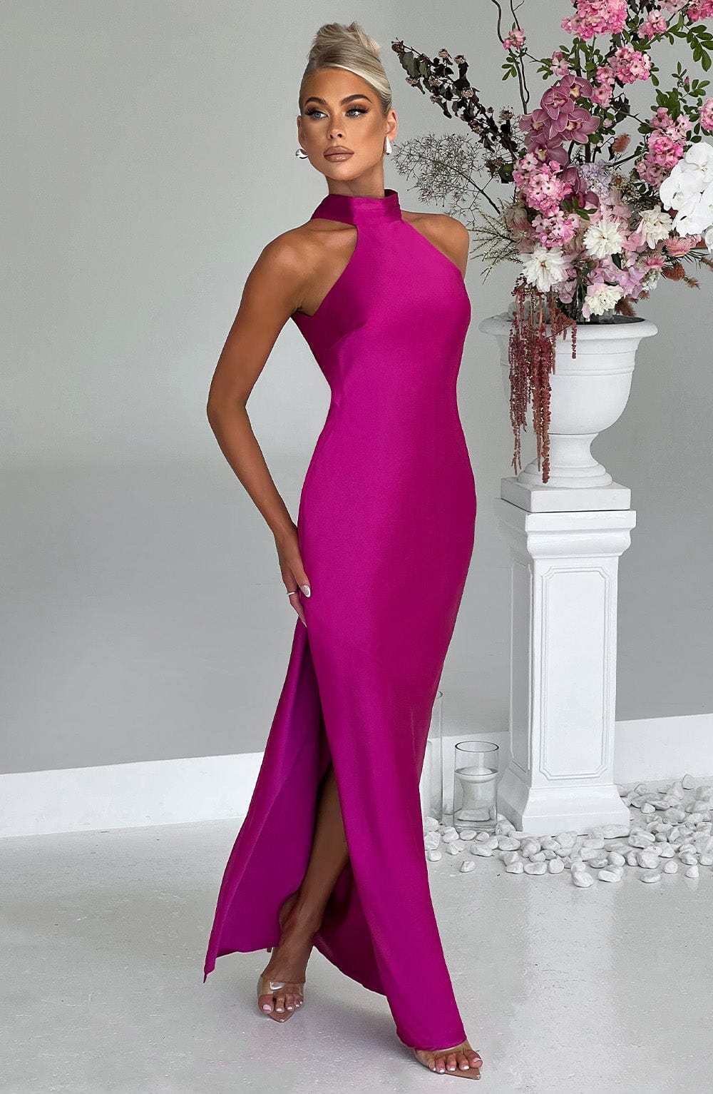 Etta Maxi Dress - Hot Pink-My Top Dress.All Rights Reserved