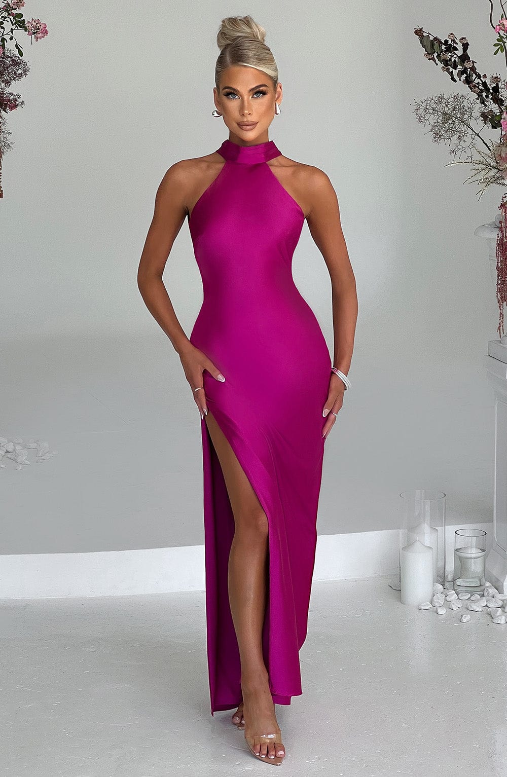 Etta Maxi Dress - Hot Pink-My Top Dress.All Rights Reserved
