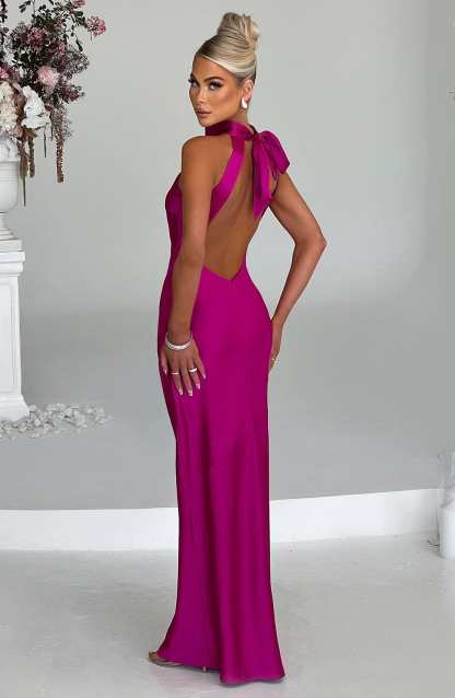 Etta Maxi Dress - Hot Pink-My Top Dress.All Rights Reserved