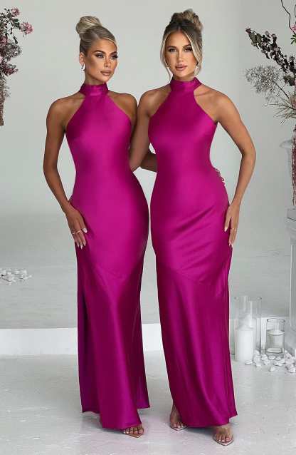Etta Maxi Dress - Hot Pink-My Top Dress.All Rights Reserved