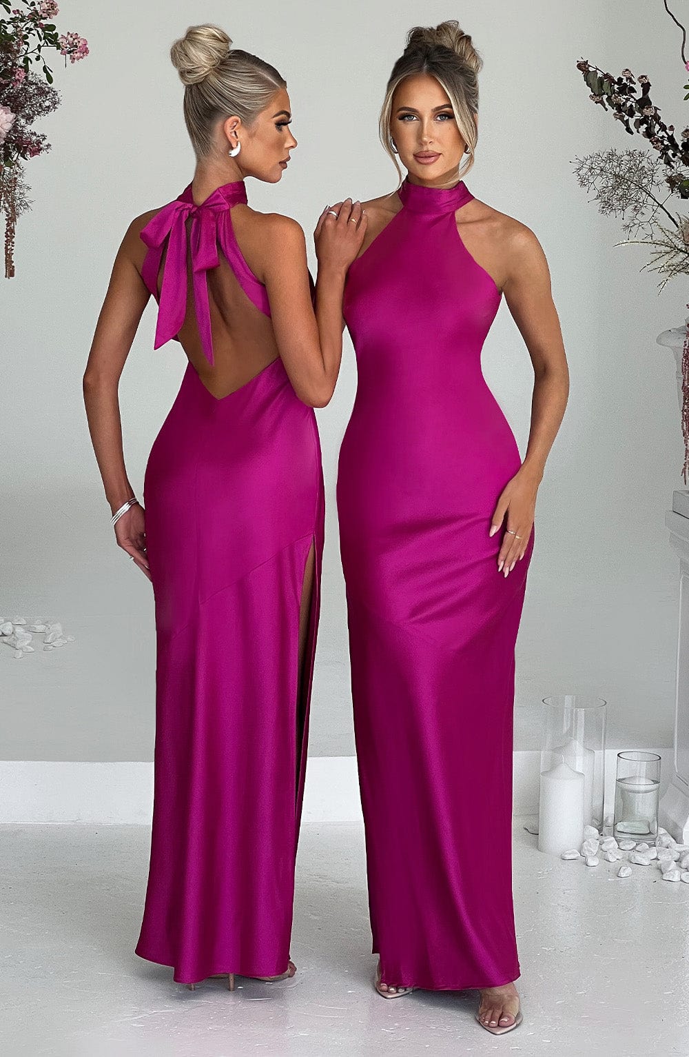 Etta Maxi Dress - Hot Pink-My Top Dress.All Rights Reserved