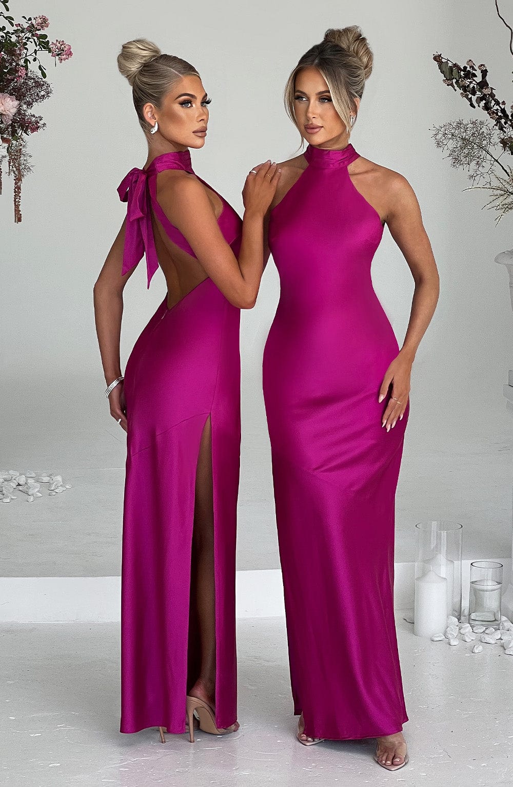 Etta Maxi Dress - Hot Pink-My Top Dress.All Rights Reserved