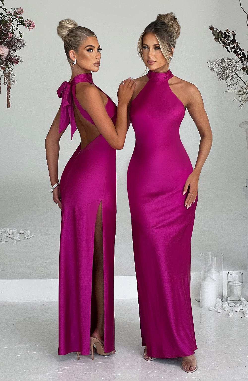 Etta Maxi Dress - Hot Pink-My Top Dress.All Rights Reserved