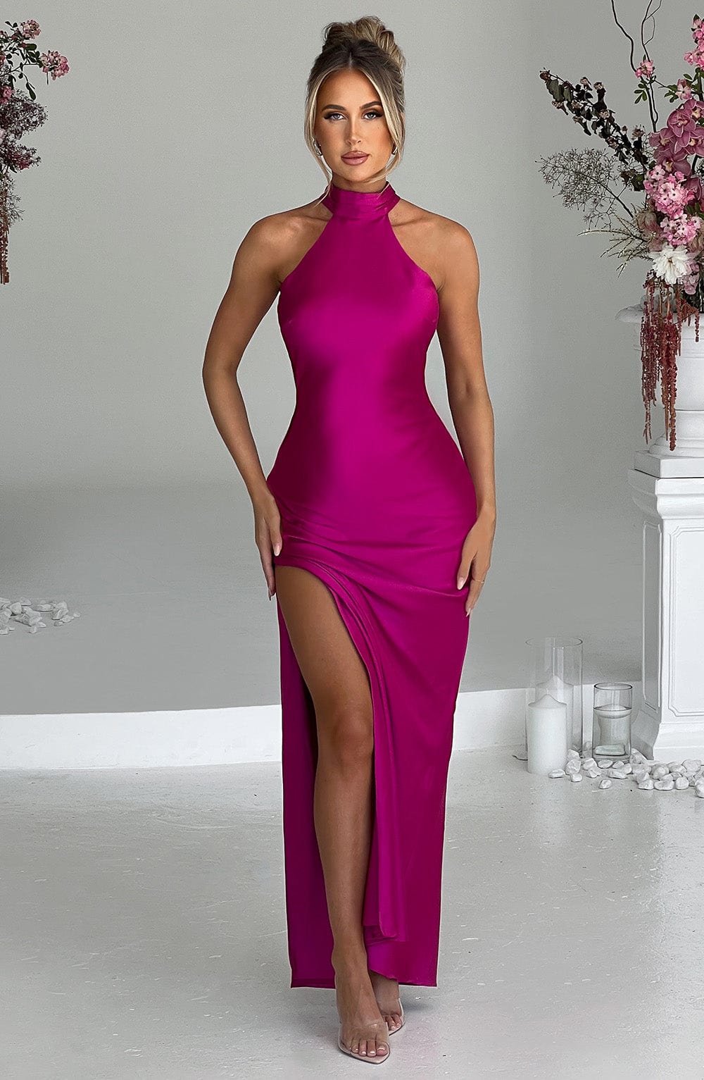 Etta Maxi Dress - Hot Pink-My Top Dress.All Rights Reserved