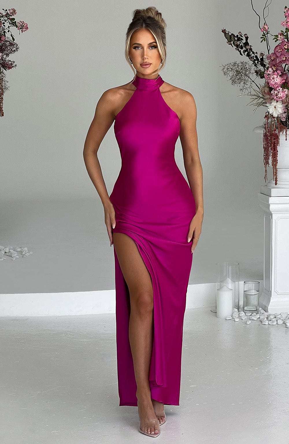 Etta Maxi Dress - Hot Pink-My Top Dress.All Rights Reserved