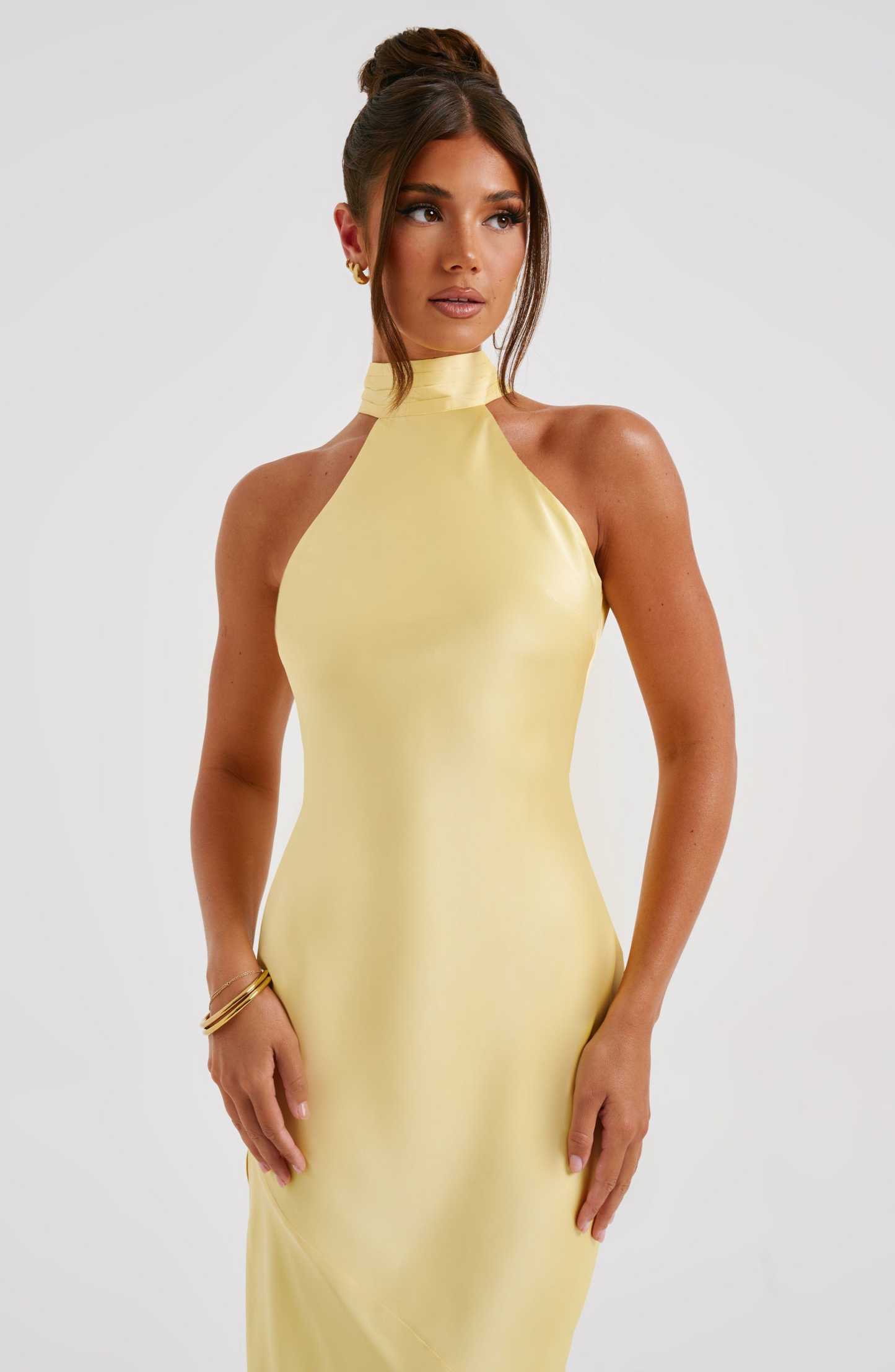 Etta Maxi Dress - Lemon-My Top Dress.All Rights Reserved