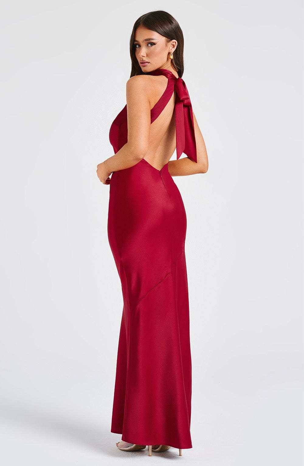 Etta Maxi Dress - Wine-My Top Dress.All Rights Reserved